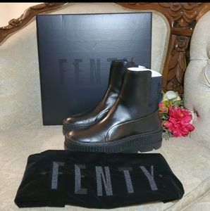 puma fenty leather boots